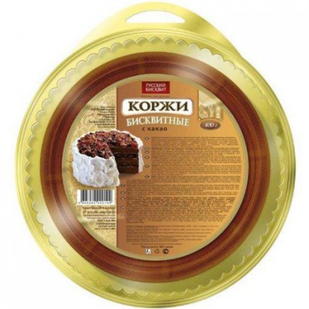 Коржи Бисквитные с какао Русский бисквит